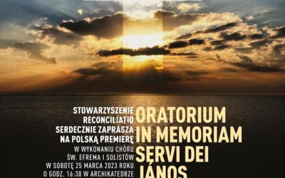 Meghívás „A megbékélés keresztjén” című oratórium lengyelországi bemutatójára